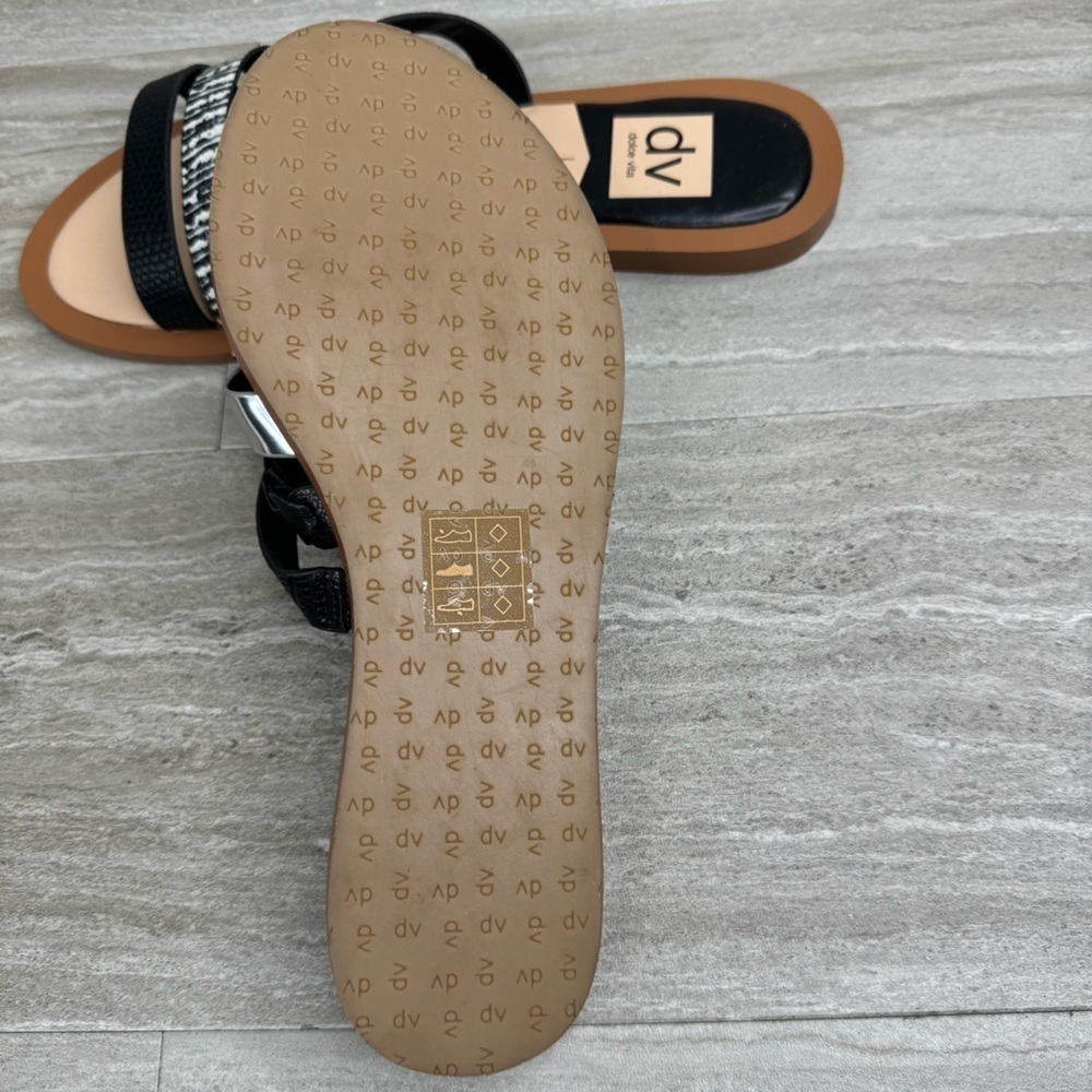 NEW Dolce Vita Multi Strap Flat Sandals Womens Size 6.5 - Picture 4 of 7